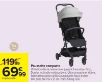 Tex Baby Poussette compacte