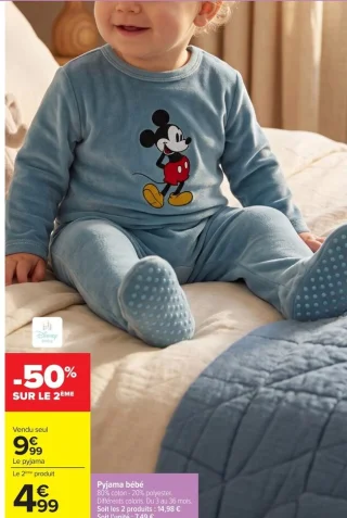 Pyjama bébé Disney baby
