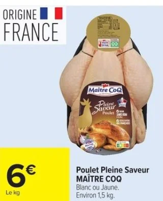 Poulet Pleine Saveur MAÎTRE COQ
