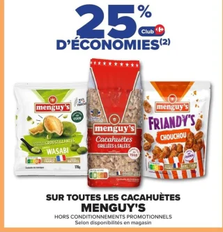 Cacahuètes Menguy's