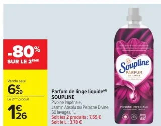 Parfum de linge liquide SOUPLINE