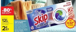 Lessive en capsules SKIP ULTIMATE