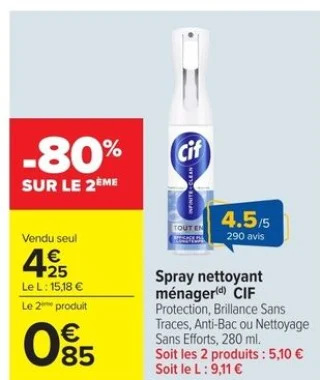 Spray nettoyant ménager CIF