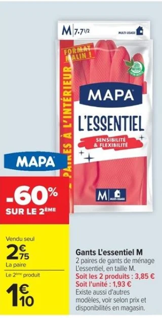 MAPA Gants L'essentiel M