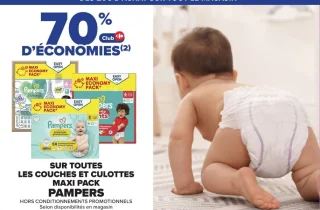Couches et culottes Maxi Pack Pampers