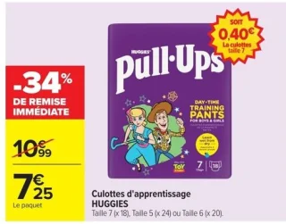 Culottes d'apprentissage Huggies Pull-Ups