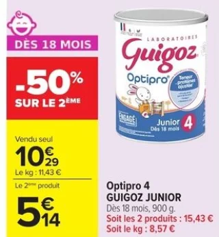 Optipro 4 Guigoz Junior