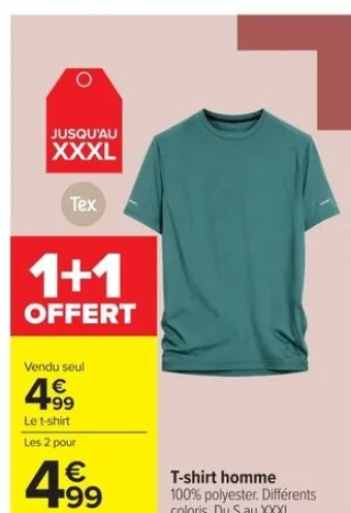 T-shirt homme Tex