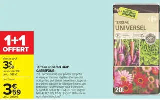 Terreau universel UAB* CARREFOUR
