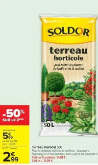 Terreau Horticol 50L Soldor