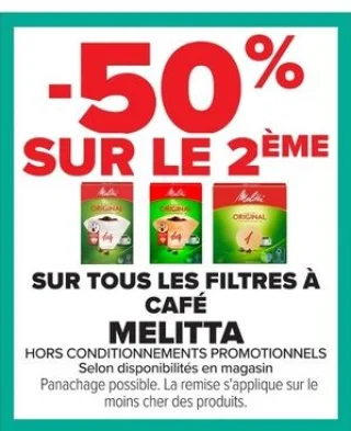 Filtres à café Melitta