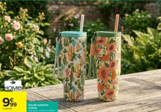 Gourde isotherme tumbler Carrefour Home