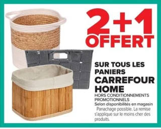Paniers Carrefour Home