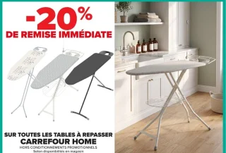 Tables à repasser Carrefour Home