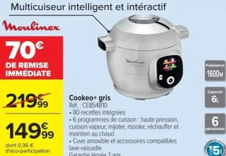 Moulinex Cookeo+ gris