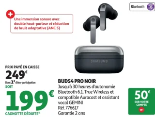 BUDS4 PRO NOIR