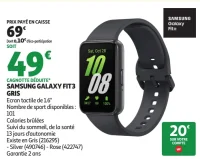 SAMSUNG GALAXY FIT3 GRIS