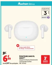 Écouteurs sans fil Qilive Q1617