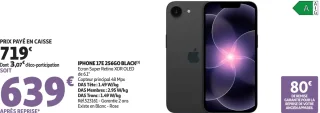 Apple iPhone 14 128Go Black