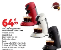 Cafetière à dosettes Senseo