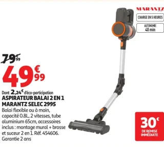 ASPIRATEUR BALAI 2 EN 1 MARANTZ SELEC 2995