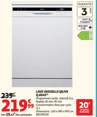 LAVE VAISSELLE QILIVE Q.6545
