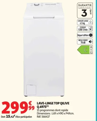LAVE-LINGE TOP QILIVE Q.6975