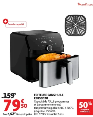 FRITEUSE SANS HUILE Moulinex EZ855D20
