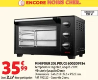 MINI FOUR 20L POUCE 600209914