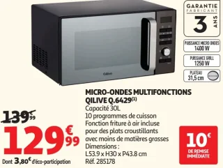 MICRO-ONDES MULTIFONCTIONS QILIVE Q.6429