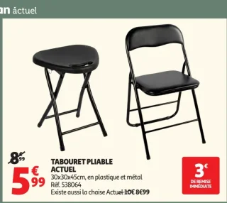 Tabouret pliable Actuel