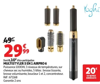 Yoghi Multistyler 5 en 1 Airpro 6