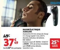 Philips Rasoir Electrique X3002/00
