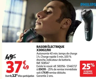 Philips Rasoir Electrique X3002/00