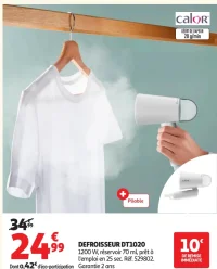 DÉFROISSEUR DT1020 Calor