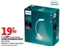 Lampe de bureau pince Philips