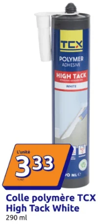 Colle polymère TCX High Tack White