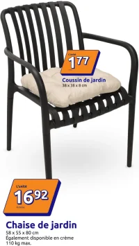 Chaise de jardin