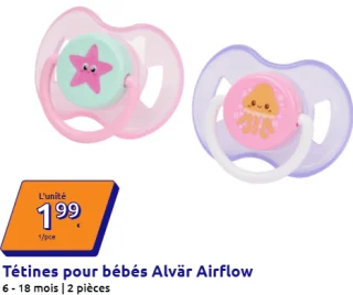 Tétines pour bébés Alvär Airflow