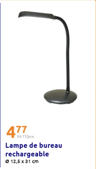 Lampe de bureau rechargeable