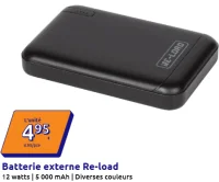 Batterie externe Re-load