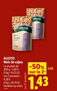 ALESTO Noix de cajou