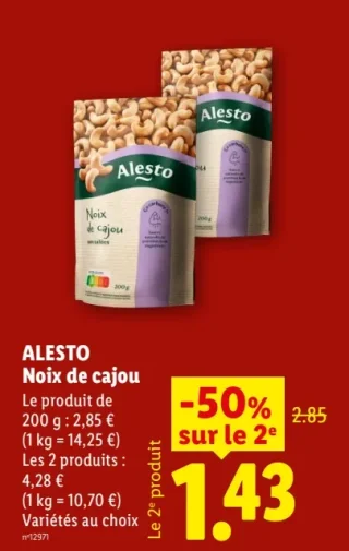 ALESTO Noix de cajou