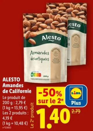 ALESTO Amandes de Californie