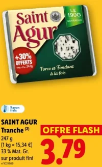 Saint Agur Tranche