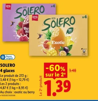 SOLERO 4 glaces