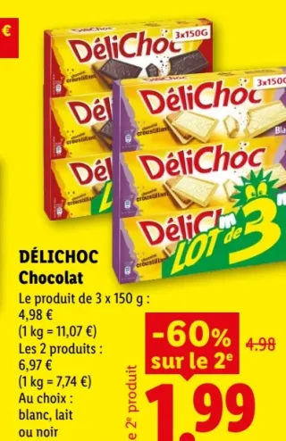 DÉLICHOC Chocolat