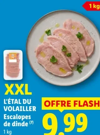 XXL L'ÉTAL DU VOLAILLER Escalopes de dinde