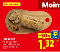 Pain sportif