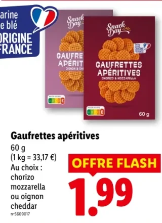 Snack Day Gaufrettes apéritives